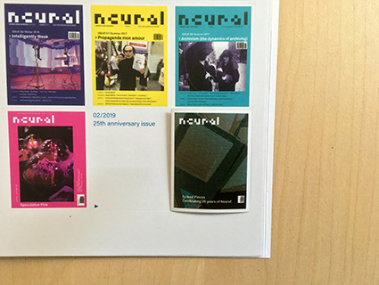 Neural 62 extra: 25th anniversary cover sticker