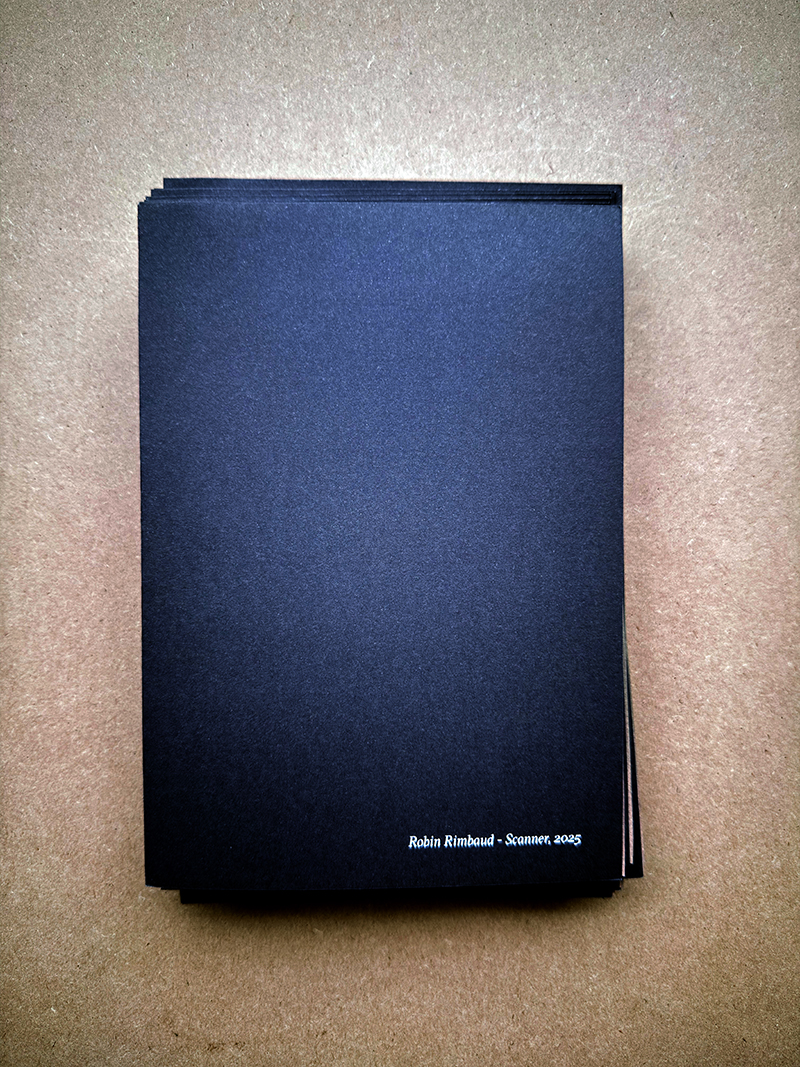 A limited edition poster by the famous composer Robin Rimbaud - Scanner