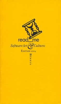 read_me, Software Art & Cultures, edition 2004, Aarhus, book