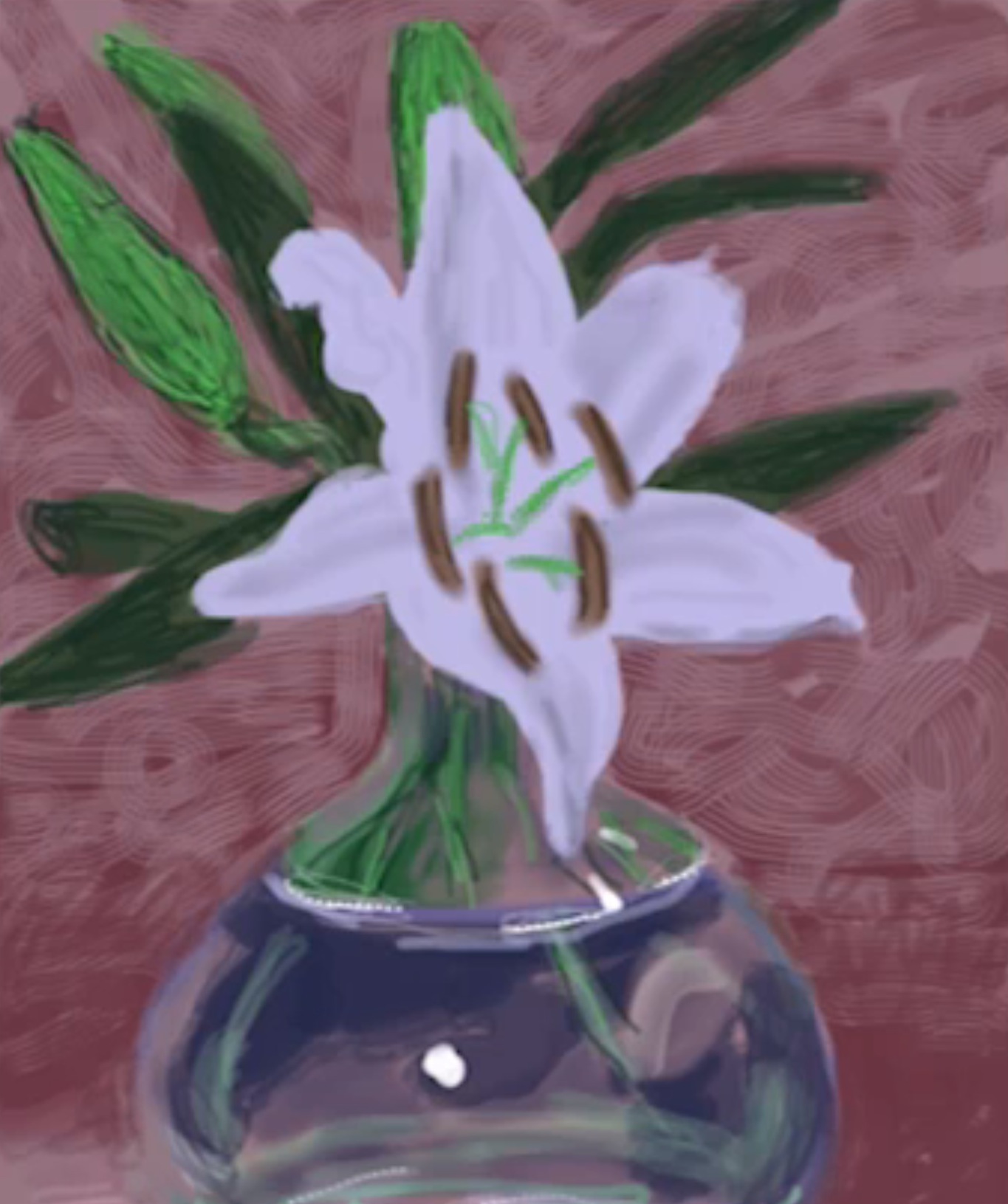 David Hockney iPad Flowers